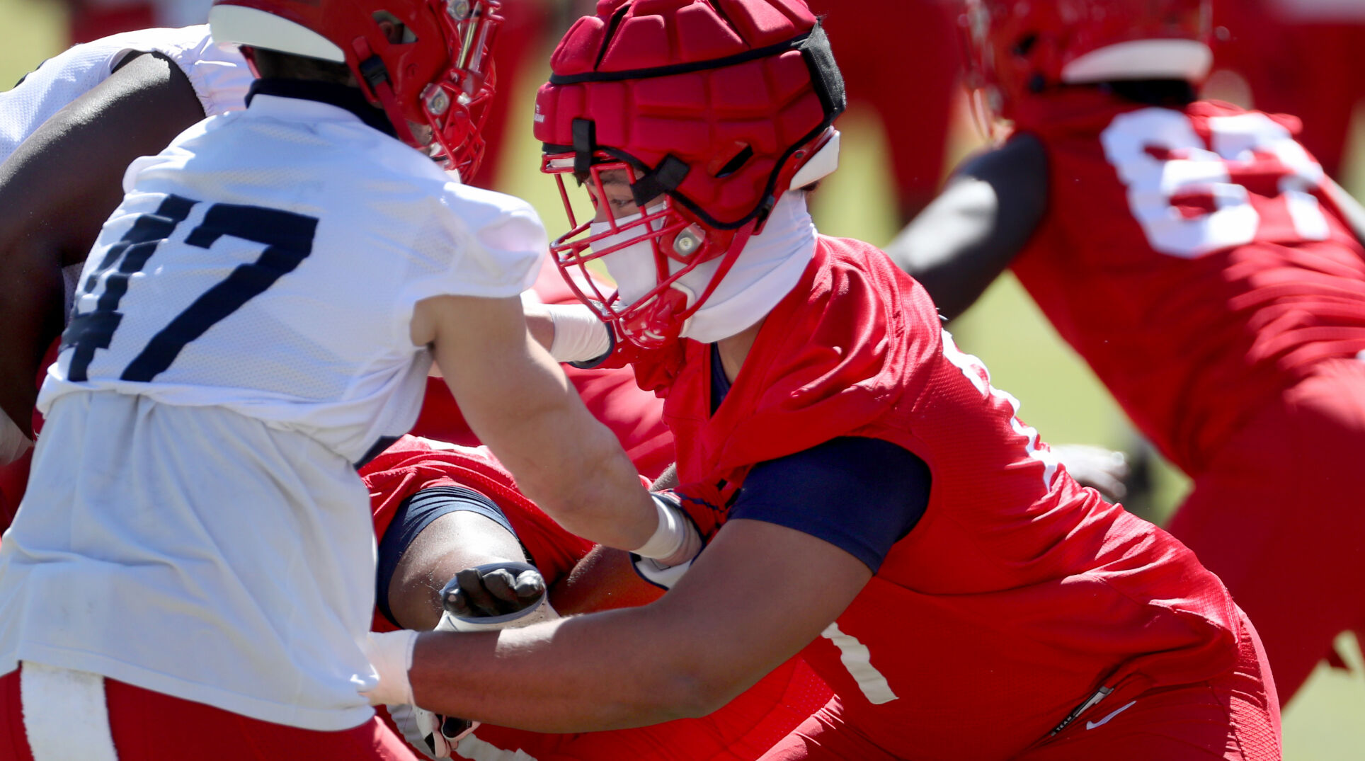UA football day two